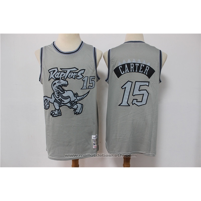 Maillot Toronto Raptors Vince Carter #15 Mitchell & Ness 1994-95 Gris